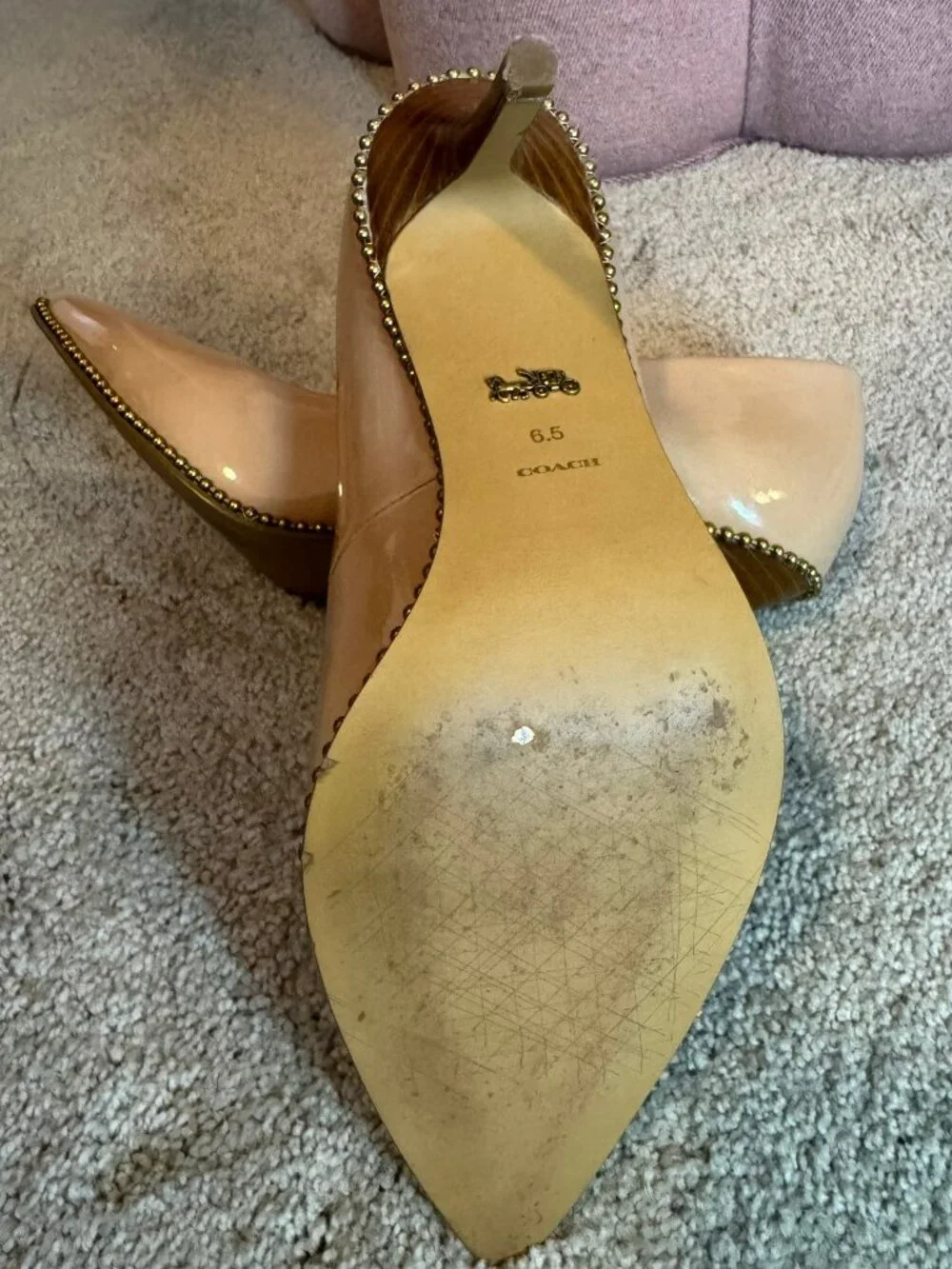 Coach Waverly Beadchain Pump